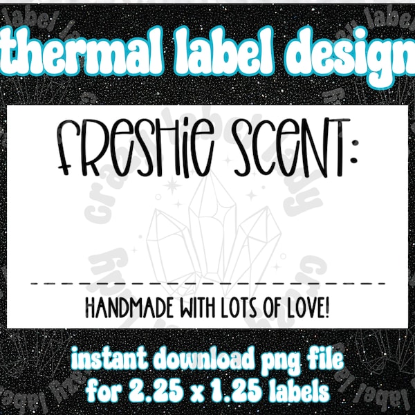 Freshie Scent Sticker PNG, Car air fresheners, Scent label, Thermal Label PNG Design, Digital download, Shipping supplies, Packaging