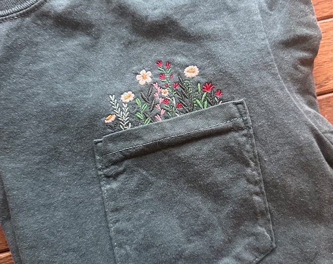 Beaded Floral T-Shirt