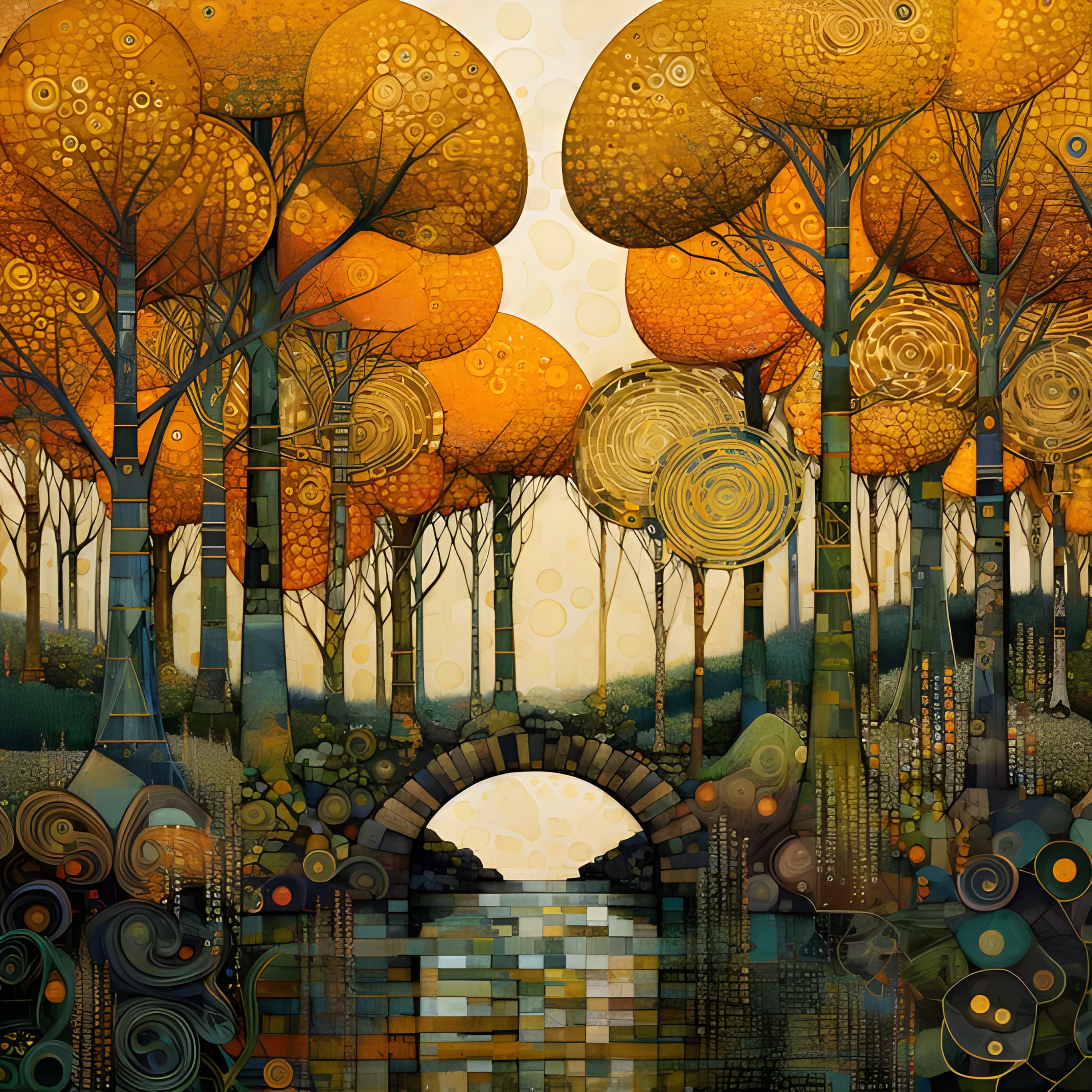 クリムト 風景画集　Gustav Klimt: Landscapes 洋書 Gustav Klimt Landscapes in 25K! Set of 5. Print on Demand