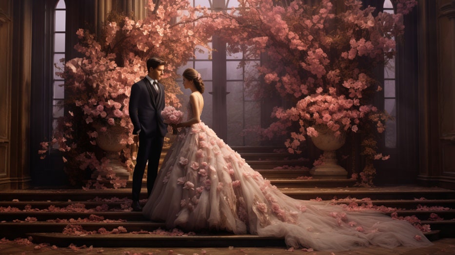 Weddings and Maternity Unforgettable Moments, Digital Backdrops. Set of ...