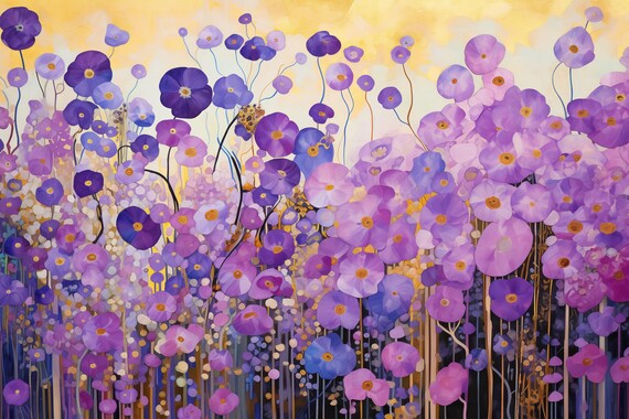 Gustav Klimt-Inspired Landscape Art Bundle, 20K High-Resolution Prints for Large Wall Home Decor, 500 DPI Digital Download