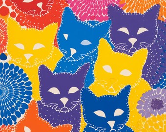 猫デザイン アートセット 12色 2月22日は猫の日。猫愛に溢れる猫アートの世界「CAT ART」より 新作