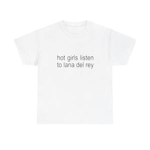 Camiseta unisex de algodón grueso inspirada en Lana Del Rey, camiseta informal para amantes de la música, regalo para conciertos, ropa de moda, imprescindibles de verano.