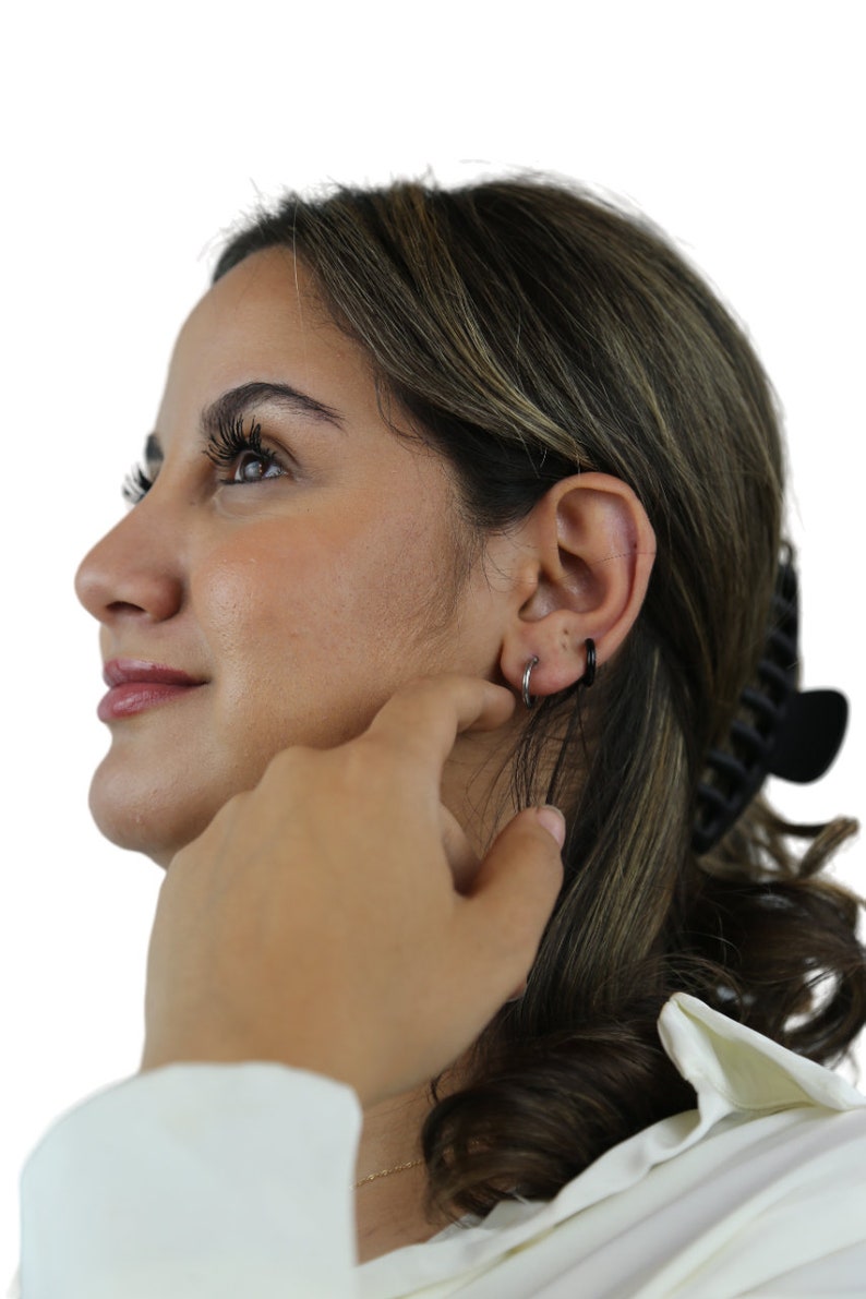 Piercing Clicker Hoop Piercing Clicker Nose Piercing Helix Piercing Universal Ear Hinge Segment Septum Nose Lip Ear Intimate image 2