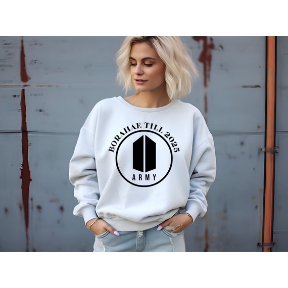 Borahae ARMY BTS Sweatshirt bts Merch kpop Swearshirt bts Gifts