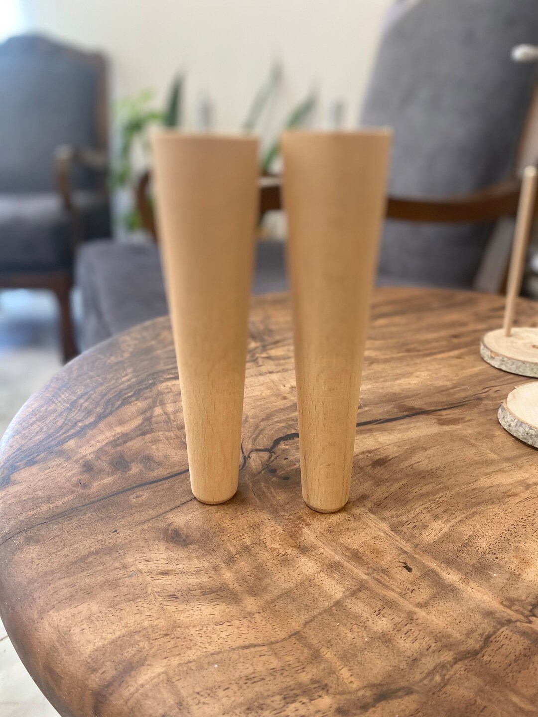 Tapered Wooden Legs Bookshelf Legs Dining Table Legs Etsy