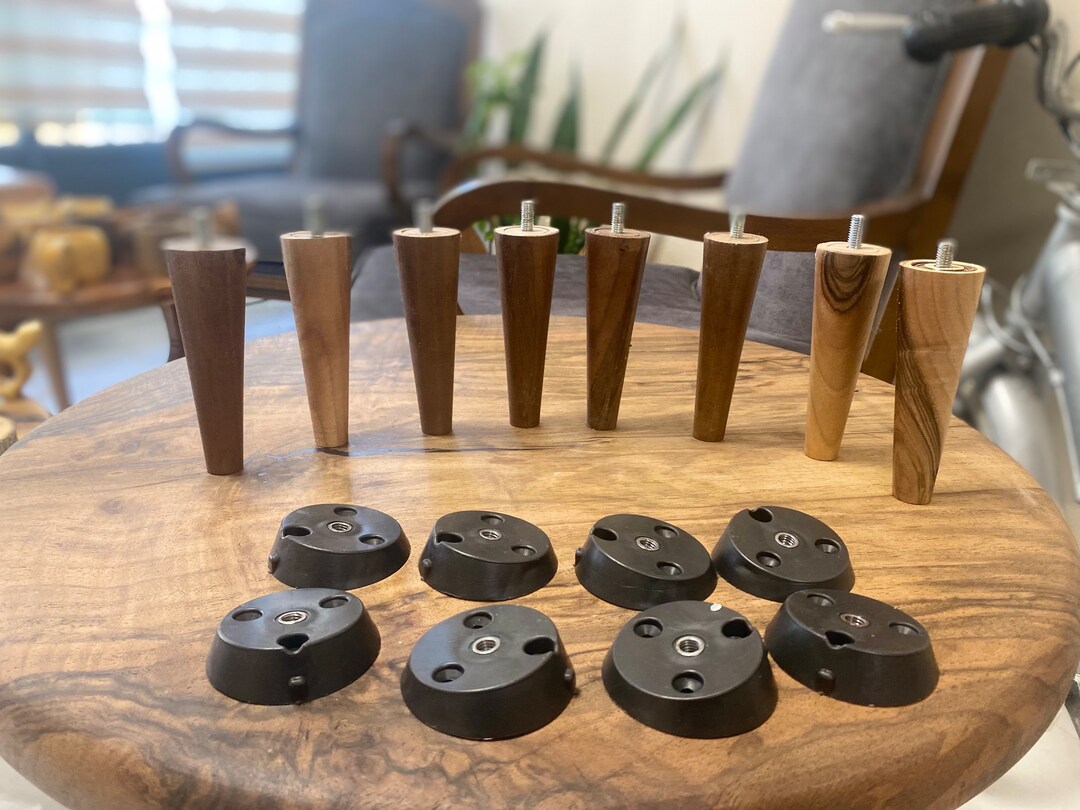 Furniture Wooden Legs DIY Legs Tapered Wood Legs Custom Wood Legs Bookshelf Legs Dining Table