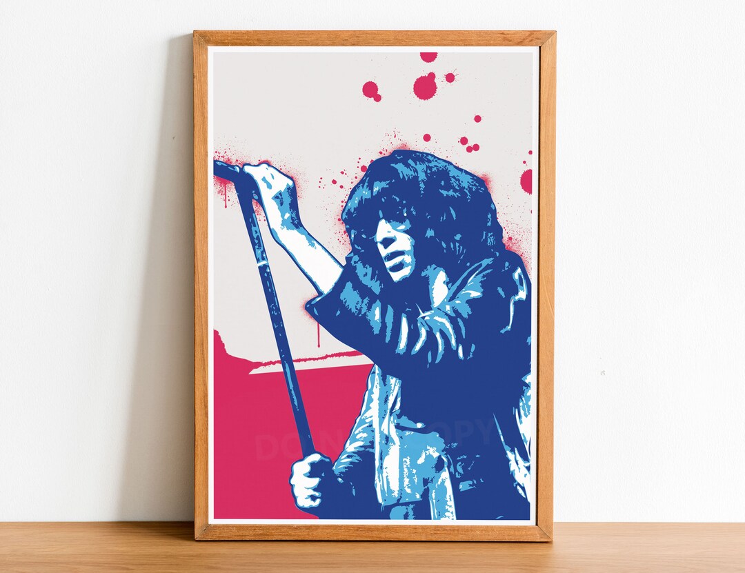 Joey Ramone Rock Music Print Rock Poster Rock Wall Art Etsy