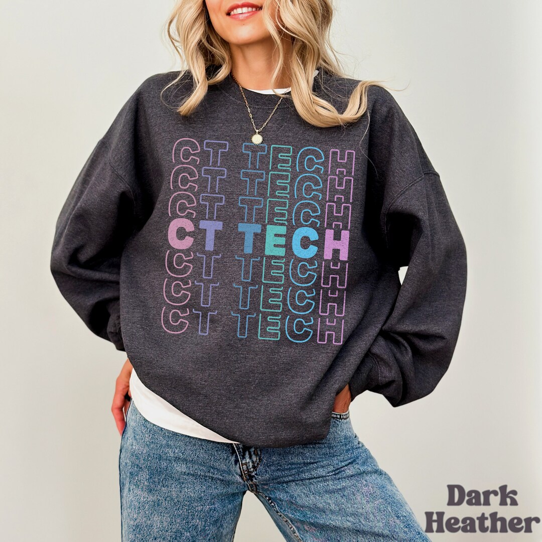 CT Tech Sweatshirt CT Technologist Crewneck, CT Tech Grad Gift for Rad ...