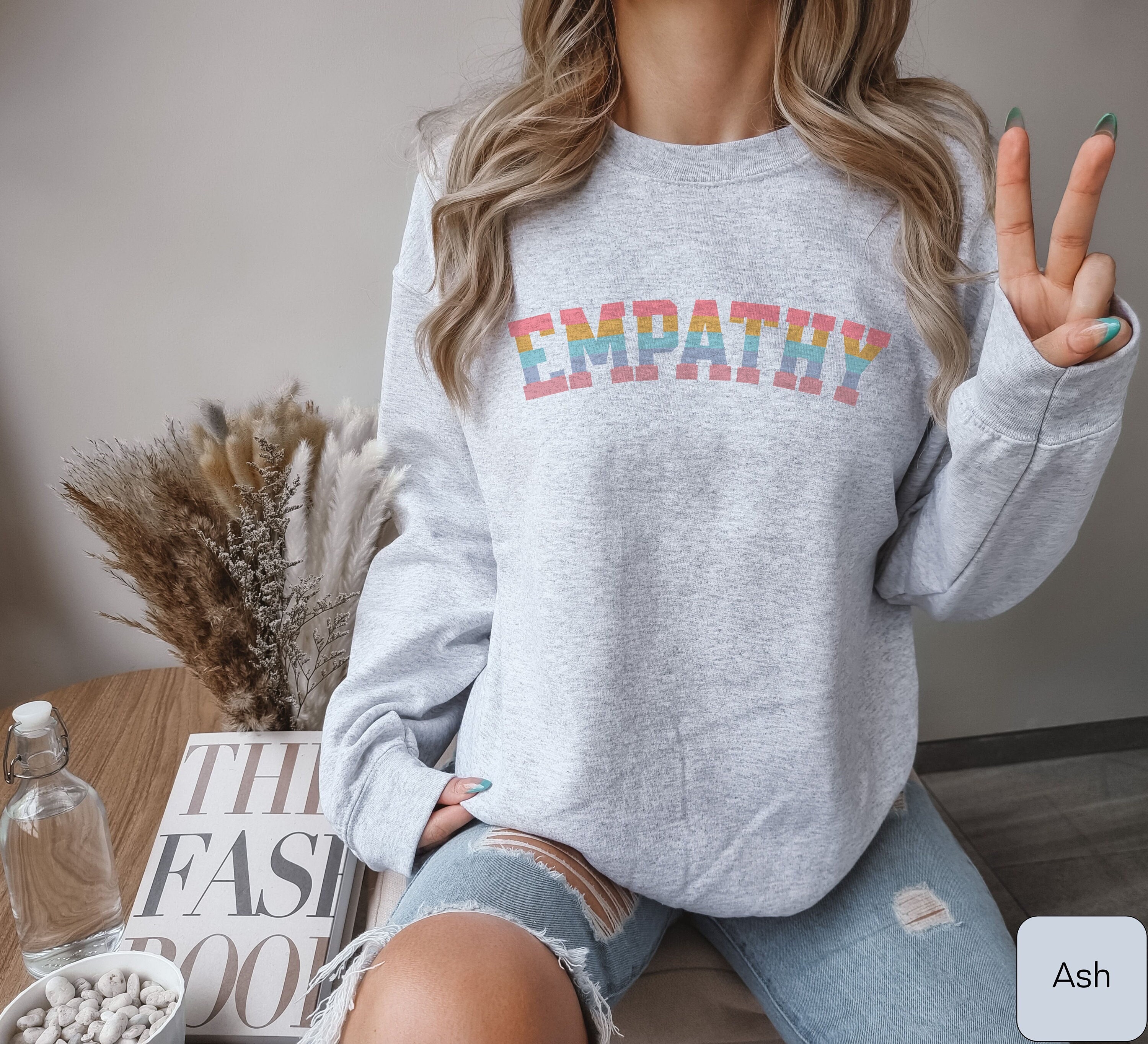 Rainbow empathy sweatshirt hotsell