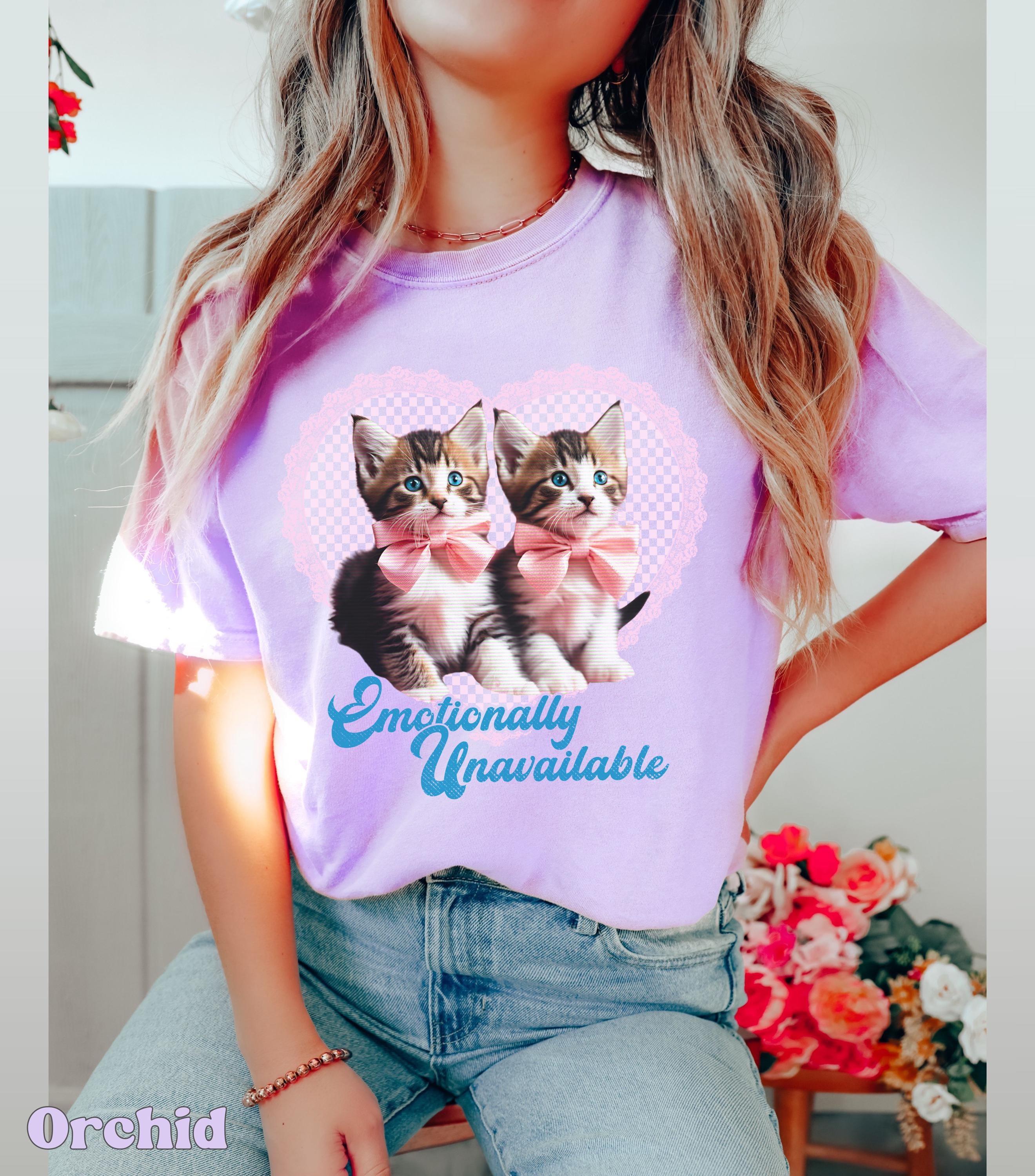 Comfort Colors® Emotionally Unavailable Kittens Shirt, Cute