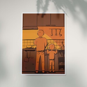 Affiche illustration jeunesse MOOD Orange