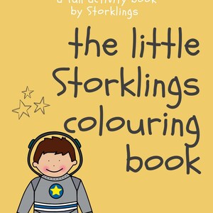 The Digital Storklings Colouring Book