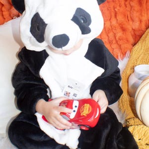 Baby Animal Halloween Costume - Pig Monkey Bunny Panda Tiger Duck Unicorn Footless Playsuit Dress Up Toy Onesie for Newborn Infant Toddler