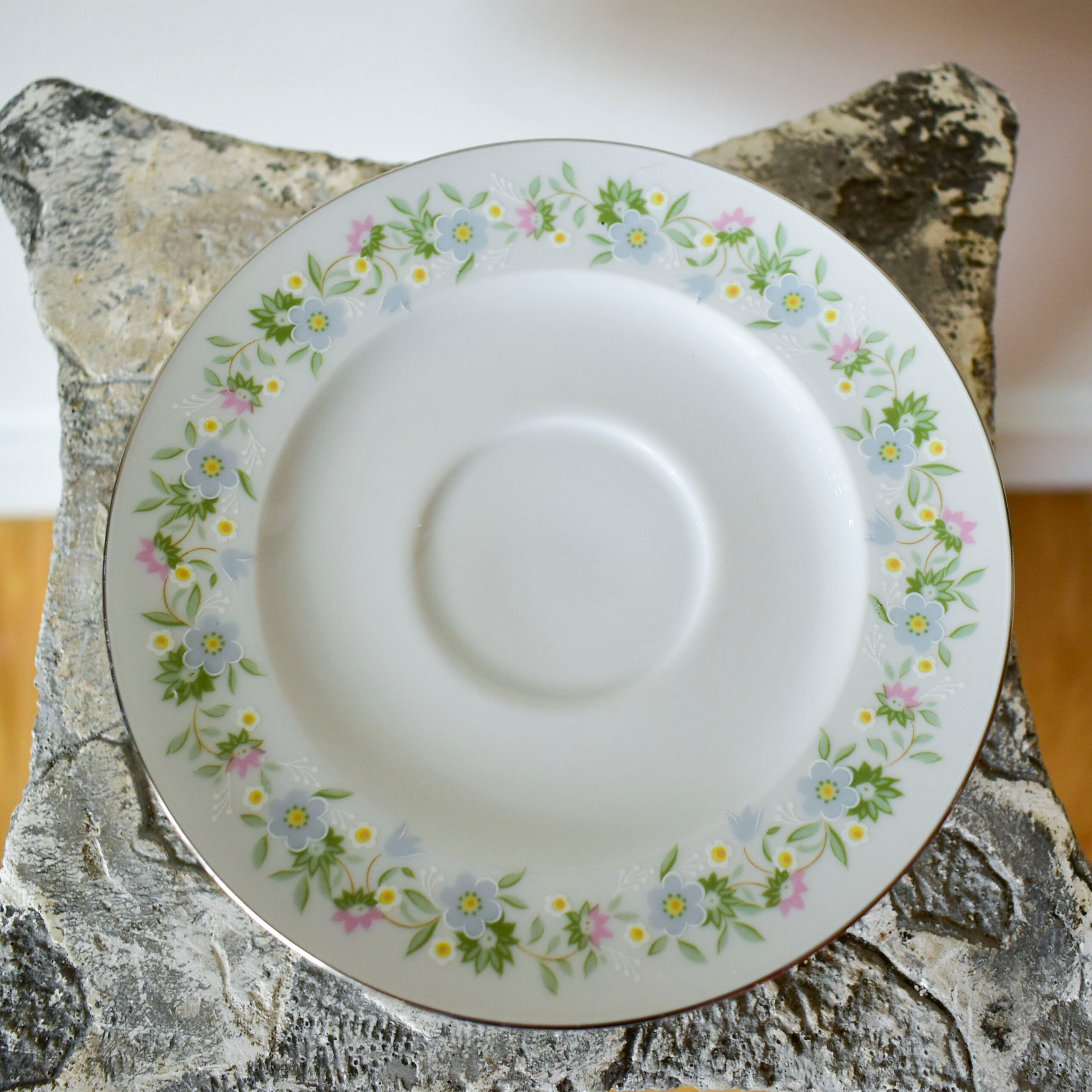Johann Haviland Porcelain Saucers, Haviland Fine China, Haviland Forever Spring Plates