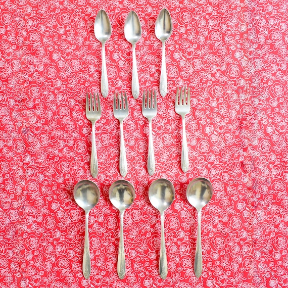 Vintage NATIONAL SILVER CO. A1 Silverplate, Nat. Silver Co. Forks