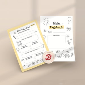 Diary for children | Journal, PDF template, digital download, GoodNotes