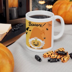 Halloween Gnomes, Gnome Mug, Halloween Gnome, Gnome Coffee Mug, Gnome Halloween, Halloween Mug