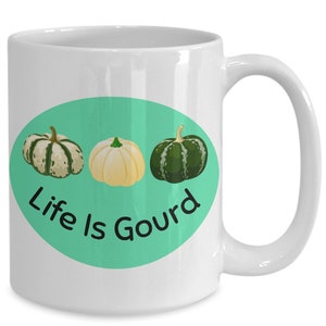 Gourd, Pumpkin Mug, Fall Coffee Mug, Fall Mug, Autumn Mug