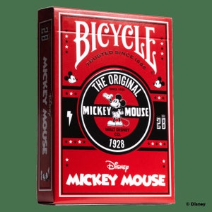 Bicycle Disney Classic Mickey Mouse inspired Playing Cards