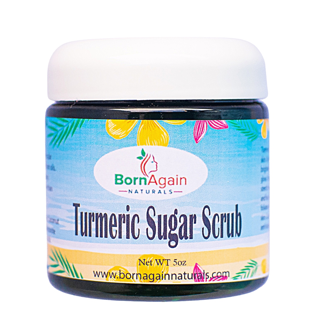 Turmeric Sugar Body Scrub Handmade and Sourced From the Bahamas Etsy