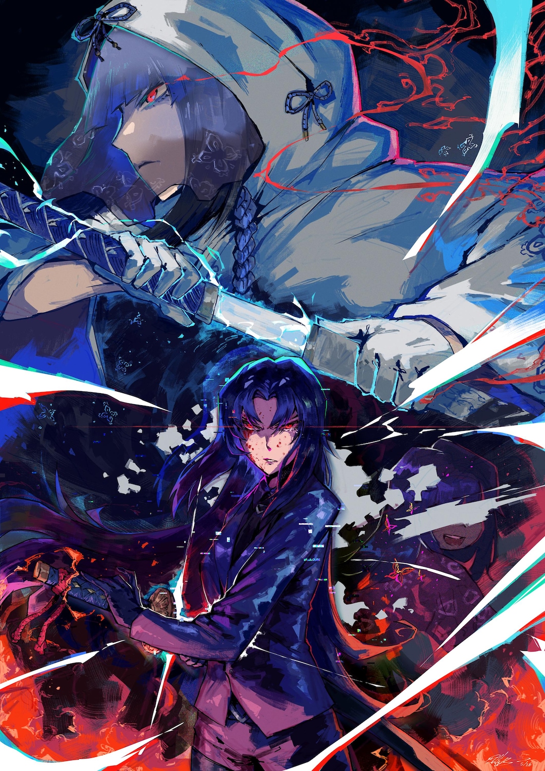 ryoページ Blade of the House of Spiders Ryoshu From Limbus Company A3 Print
