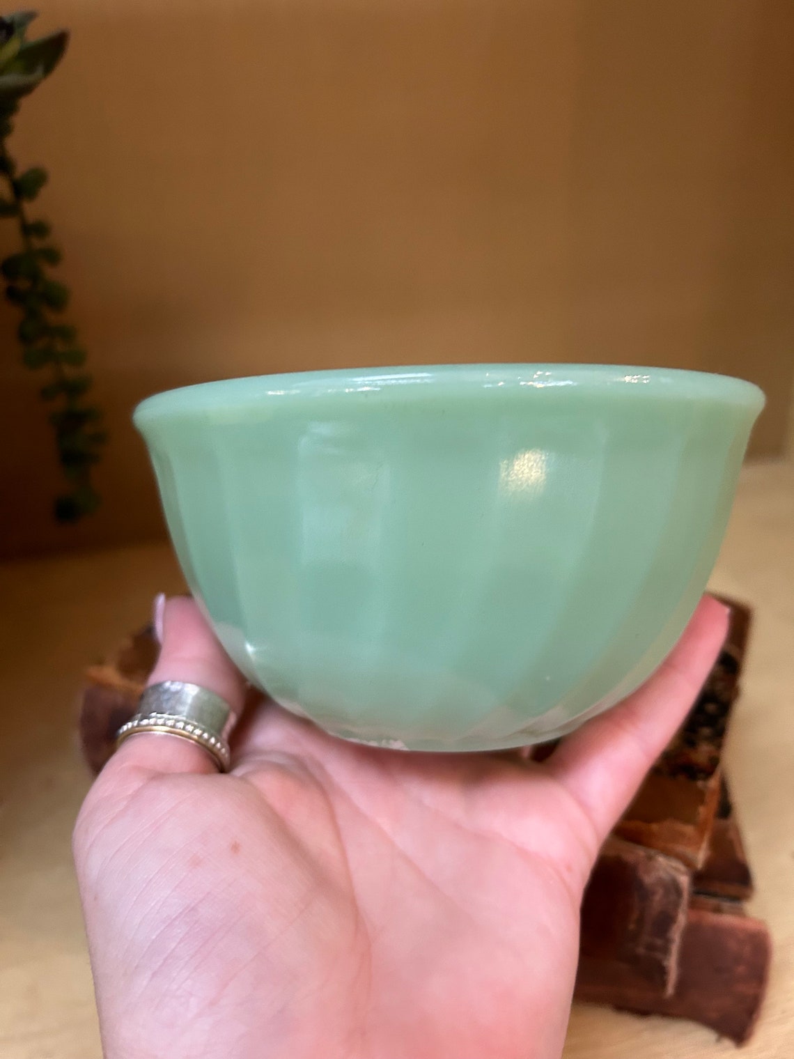 Very Rare Fire King Jadeite Swirl 5 Bowl Five Inch // Etsy