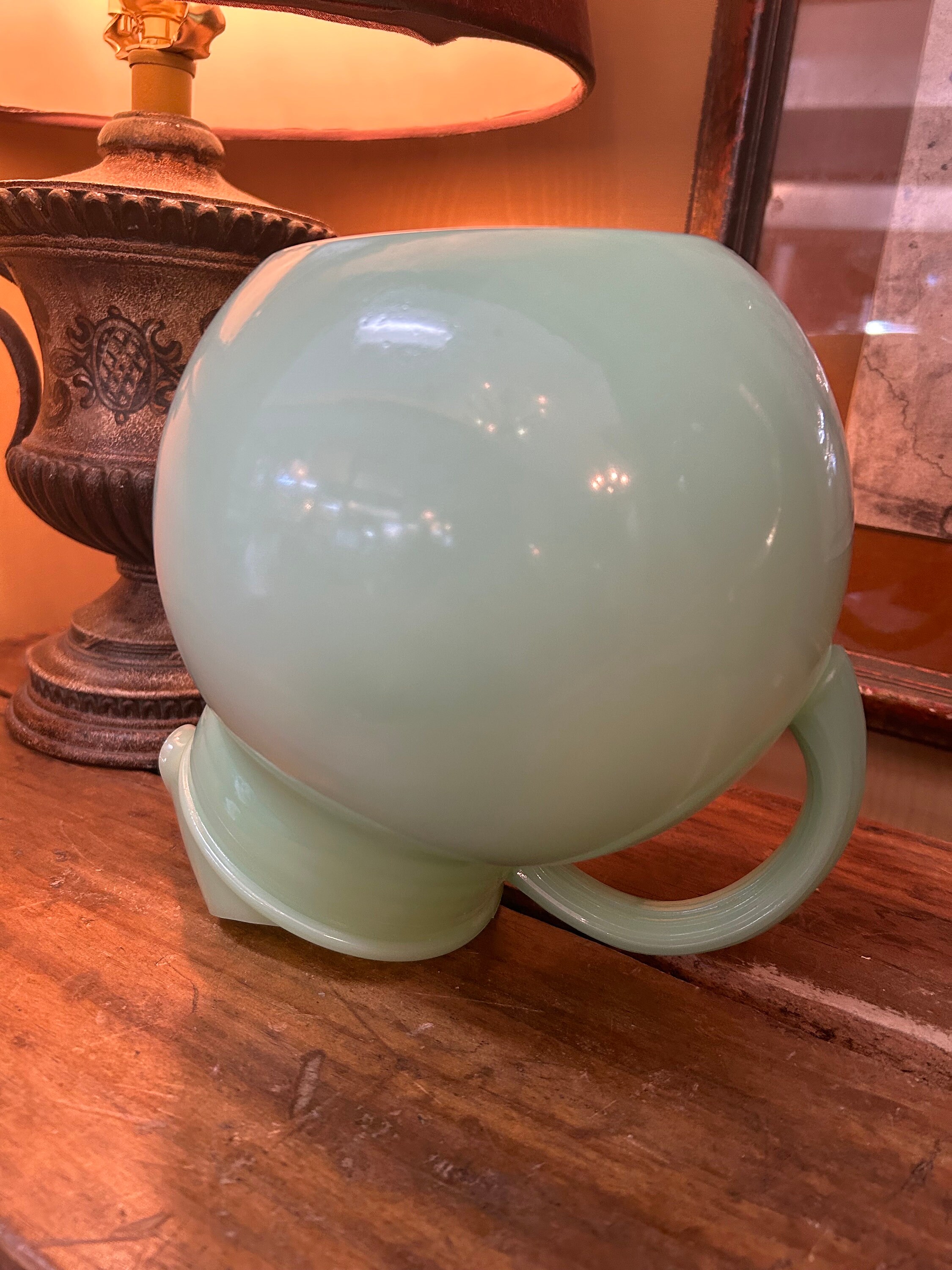 Rare Fire King Jadeite Ball Jug. Fire King Jadeite Pitcher. Vintage