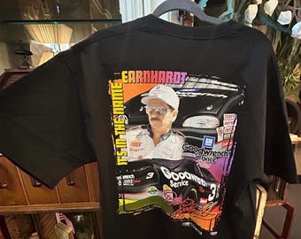 Vintage 90s Dale Earnhardt Nascar Racing T-Shirt Mens L Made in USA