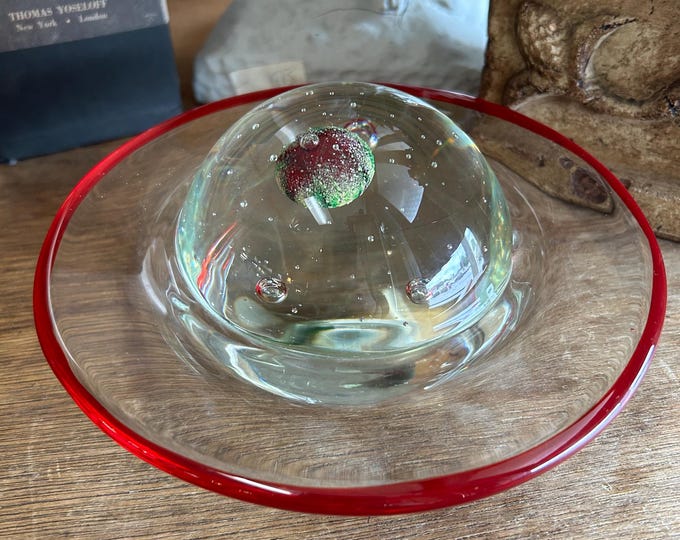 Planet Paperweights Extra Large Planet Saturn Paperweight. Heavy Blown Glass. Planets ...