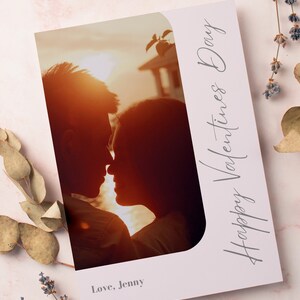 Personalisierte Valentinstag Karte | Valentinstag Karte | Personalisierbare Karte | Canva Vorlage | DIY Valentinstag Karte | Druckbare Karte