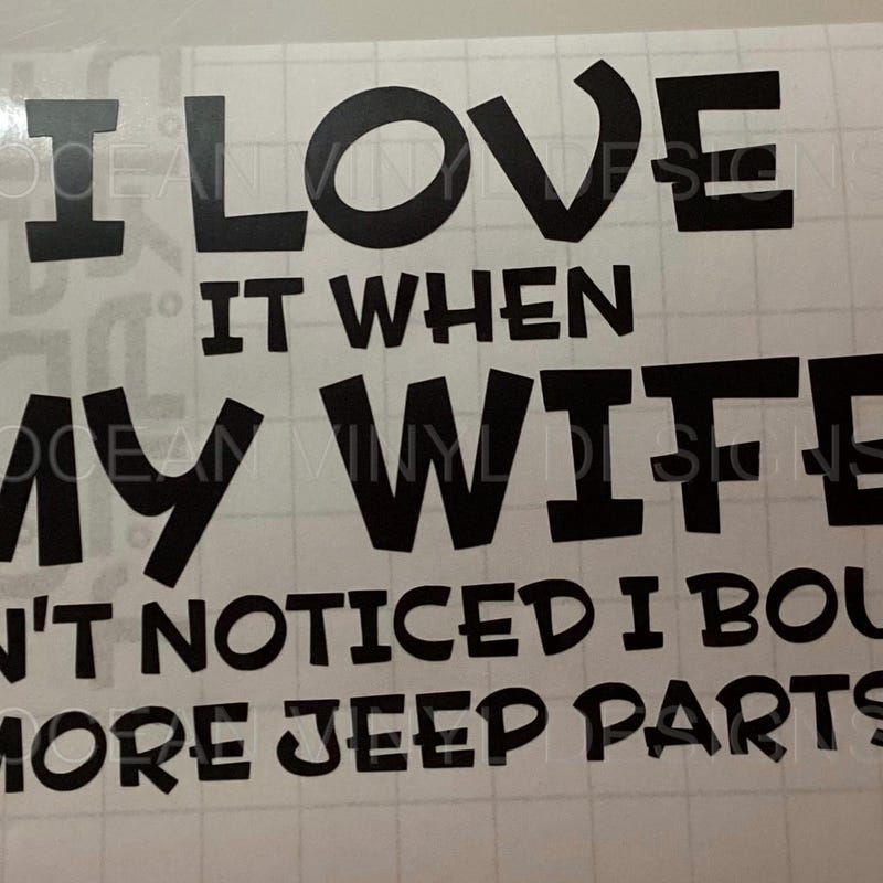 Funny Jeep Decal - Etsy