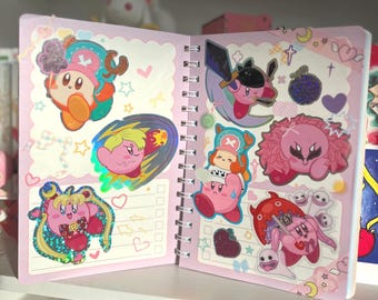 Anime Inspired Poyo Holographic Stickers