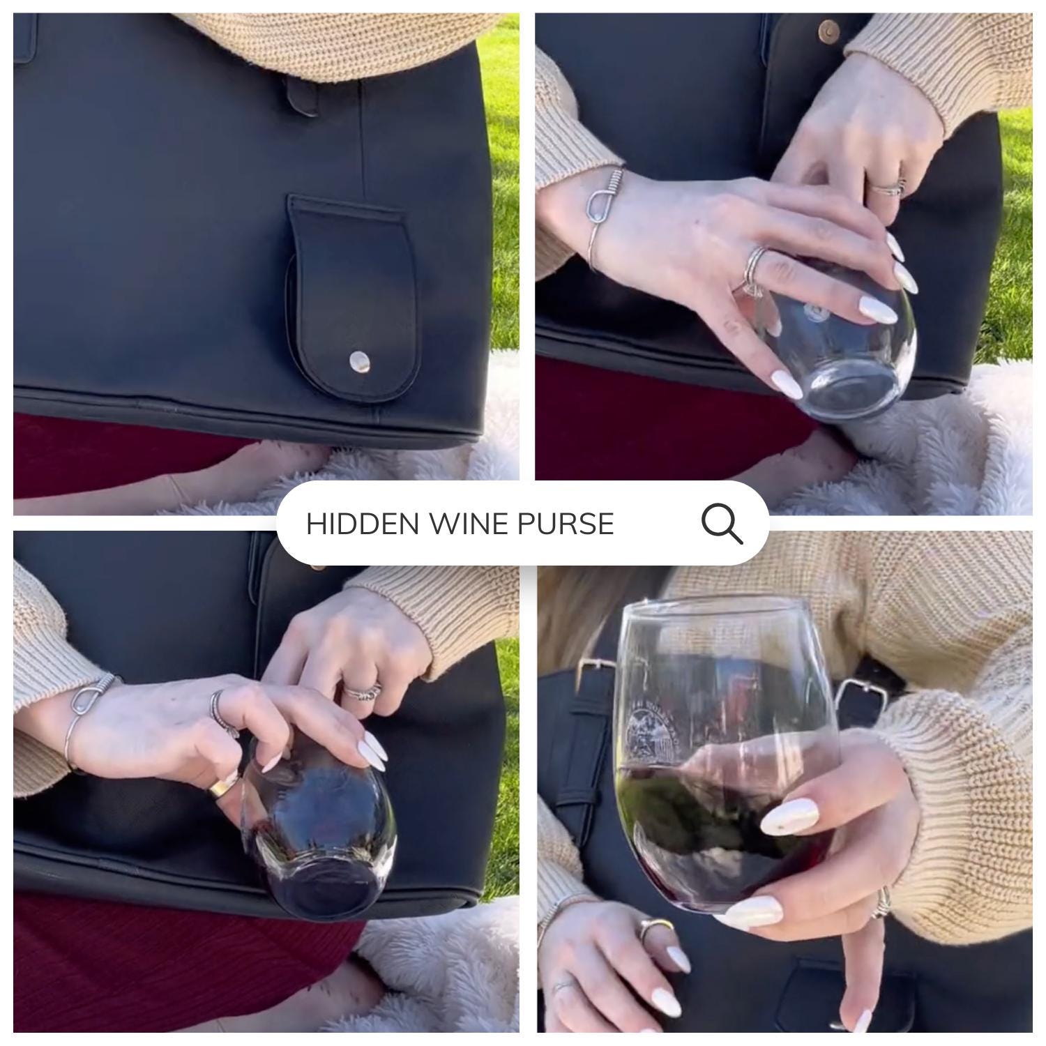Sac à Vin De Plage Isotherme - Fourre-tout Avec Distributeur