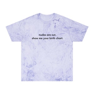 Camiseta tie dye con carta natal