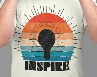 Inspire Teacher Tshirt | Cute Teacher Sweatshirt | Back to School Fashion | Teacher Style | Men's Fashion | Unisex Style