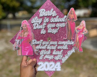 Nicki Minaj Quote” Graduation Cap Topper