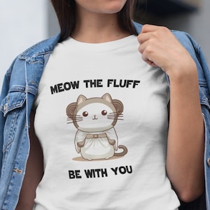 Funny Cat T-Shirt, Space Princess Shirt, Cat Lover Gift, Meow Wars Shirt, Cute Cat Shirt, Space Cat Shirt, Funny Cat Saying