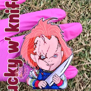 None Swap - Chucky ‘w knife - Phone Grip