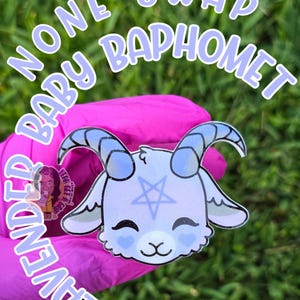 None Swap - Lavender Baby Baphomet - Phone Grip