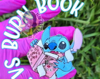 None Swap - Stitch vs Burn Book  - Phone Grip