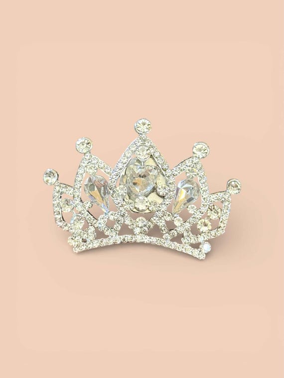 Rhinestone Crown Magnet – Pageant Sash & Contestant Number Holder