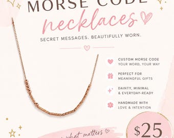 Morse Code Necklace