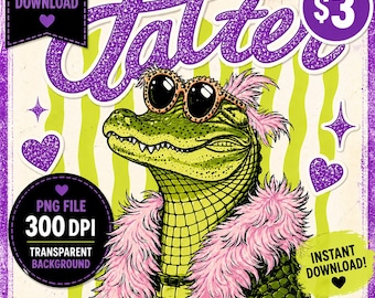 Later Gator PNG | Leopard Sunglasses Alligator | Preppy Southern Shirt Design
