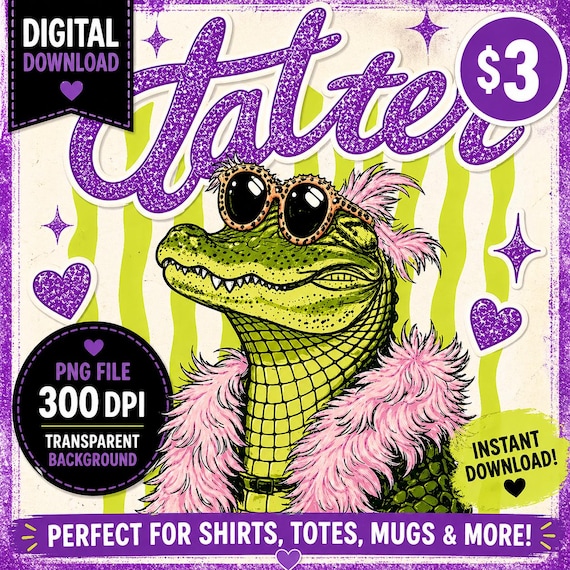 Later Gator PNG | Leopard Sunglasses Alligator | Preppy Southern Shirt Design