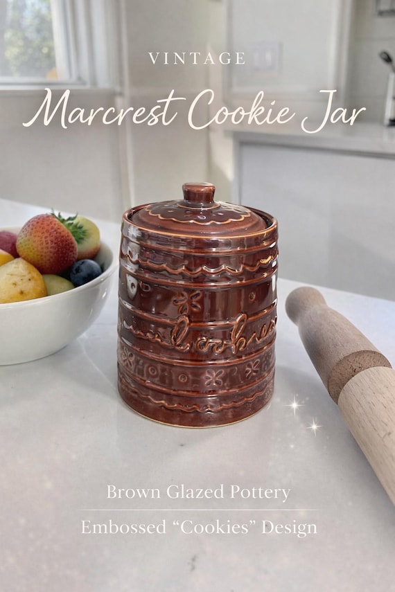 Vintage Marcrest Daisy Dot Cookie Jar