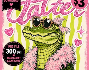Later Gator PNG | Leopard Sunglasses Alligator | Preppy Southern Shirt Design