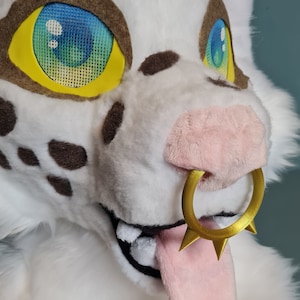 Fursuit Nose Rings / Earrings Three Spikes