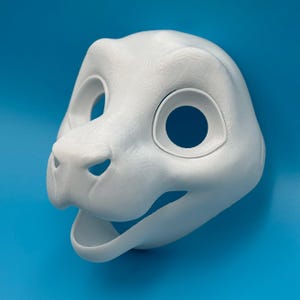 Hjort 3D-tryckt pälsdräktshuvudbas, gör-det-själv-pälsmask