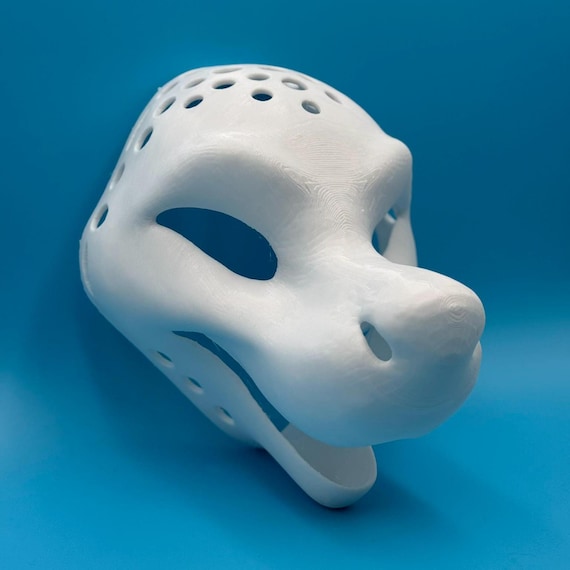Manokit 3D Printed Fursuit Head Base, DIY Furry Cosplay Mask